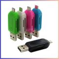 2 In1 SD/TF Card Reader For Type C USB Male OTG Adapter Extra Memory Store Adapter For Samsung HuaWei Xiaomi Laptop Accessories. 