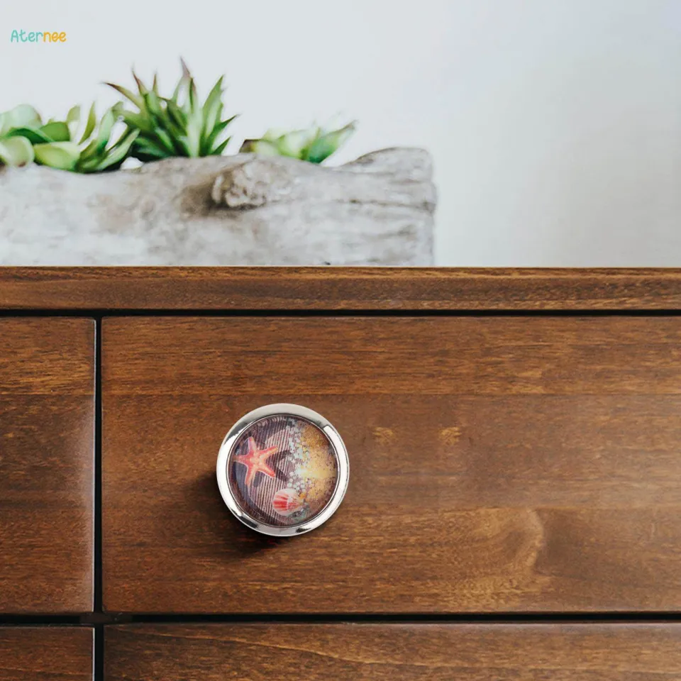 Cabinet Knob Dresser Knobs Handle Furniture Handles with Screw Decorative  Pulls Drawer Pulls Round Knob for Closet, Wooden Box, Wardrobe
