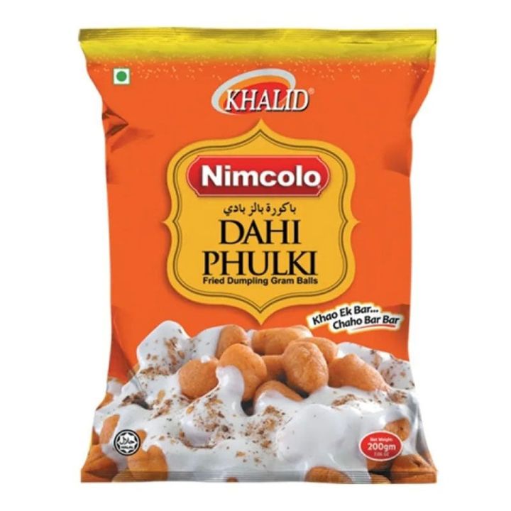 Khalid Foods Nimcolo Fried Dahi Phulki 200gm Pack