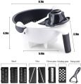 9 in 1 Vegetable Chopper, Onion Chopper, Onion Chopper with Container Peeler, Vegetable Cutter, Vegetable Spiralizer, Vegetable Cutter, Zoodle Maker Lemon Squeezer. 