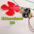 Electronic Science Project 4 in 1 Kit for Kids for intreasting Project dr Light Control Fan Circuit Science Diy Kit Educational. 