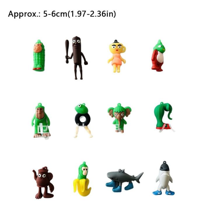 New Cartoon Tralalero Tralala Brainrot Figure Collectable Gift Desktop Decorations Tung Tung Tung Sahur Model Tutu Tutu Tutu Sahur Toy