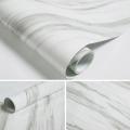 60cm x 2 Meter Marble Texture Design PVC Waterproof Self adhesive Wallpaper Sticker Wallsticker Furniture New Skin Kitchen Cabinet Contact Paper Stickers Oilproof Sticker Table top Sticker. 