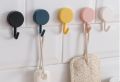 Pack of 10 - Adhesive Suction Cup Hooks, stick hook Heavy Duty Sticky Wall & Ceiling & Door Nail Free Clear Hook for Bathroom and Kitchen No Scratch Waterproof and Oilproof Sticker. 