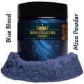 Mica Powder Pigment “Blood Blue” Multipurpose DIY Arts and Crafts Additive | Woodworking, Epoxy, Resin, Paint, Soap, Nail Polish, Lip Balm (Blood Blue Mica). 