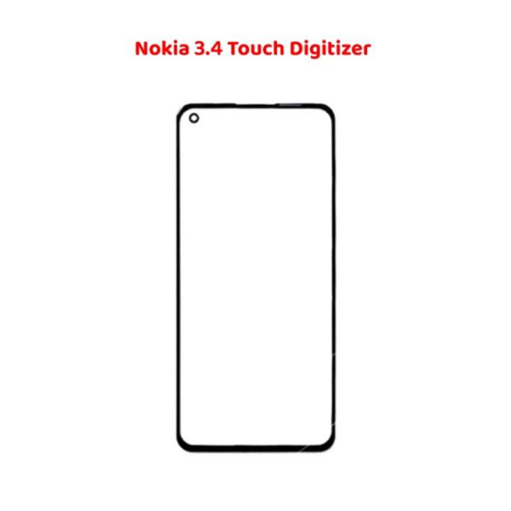 Nokia 3.4 Touch Glass Digitizer Replacement for Nokia 3.4 (Only Touch Glass Not Panel)