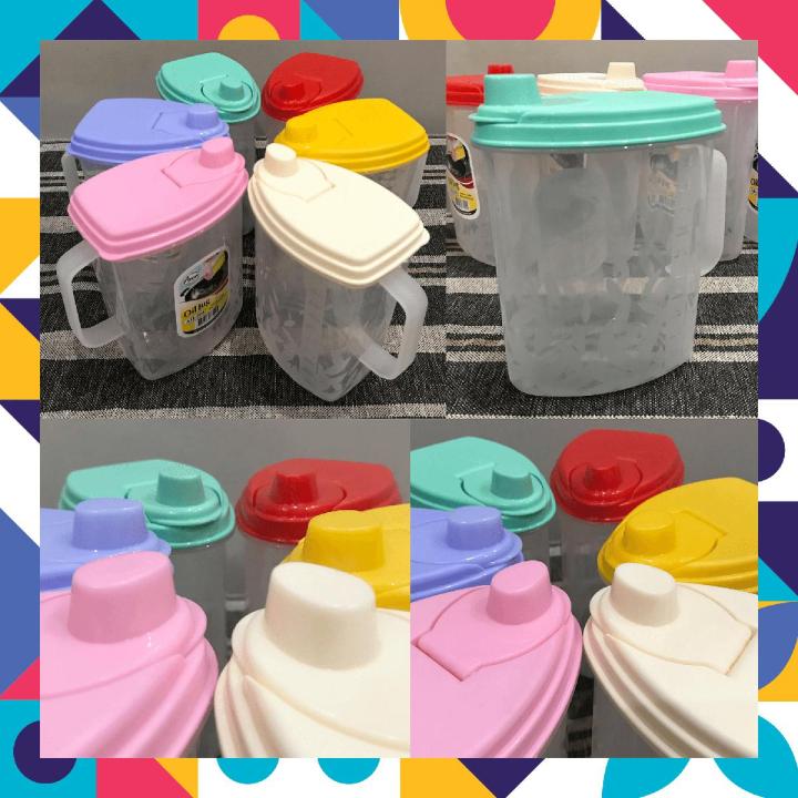 Pak Oil Jug 1 Litre/1000ml Measuring Scale Printed Oil Container with Nozzle & Handle For Easy Oil Dispensing - Premium Quality Multipurpose Jug For Kitchen