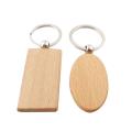 20Pcs Blank Wooden Key Chain Diy Wood Keychains Key Tags Gifts Yellow Rectangle. 