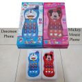 CH Store Doraemon Musical Cartoon Mobile Phone Toy with Colorful Light Effects and Wonderful Music Sound for Baby Kids. 