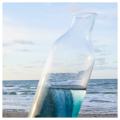 IKEA Carafe Water Bottle Glass Bottle. 