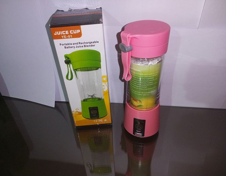 Battery Operated Blender Mini Portable Juicer USB Rechargeable Mixer - 1 Piece