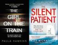 The Girl on the Train by Paula Hawkins / The Silent Patient by Alex Michaelides set of 2 books suspense books. 