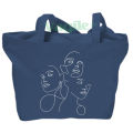 Face Line Tote l Aesthetic Tote Bag SUPER HEAVY WEIGHT SHOULDER TOTE SHOPPING CANVAS BAGS. 