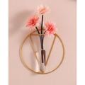 1pc Wall-mounted Glass Vase Home Decor Wall Decoration Iron Hanging Flower Vases Hydroponic Plants Container. 
