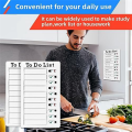 Chore Chart Check List Task Board Set with Slider Daily to Do List Board Reminder Board Kit Detachable Reusable Chores Chart. 