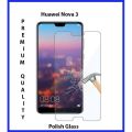 Huawei Nova 3 Tempered Glass Screen Protector Polish Glass. 