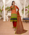 Sunaina Textile Unstitched 3 Piece Suit Fabric: Malai Lawn for Women and Girls - Collection: VOL38 - Designcode:3515. 