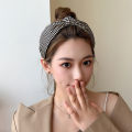 Retro Women Hairbands Classic Plaid Floral Headbands Knot Girls Headbands Turban Korean Style Hair Accessories. 