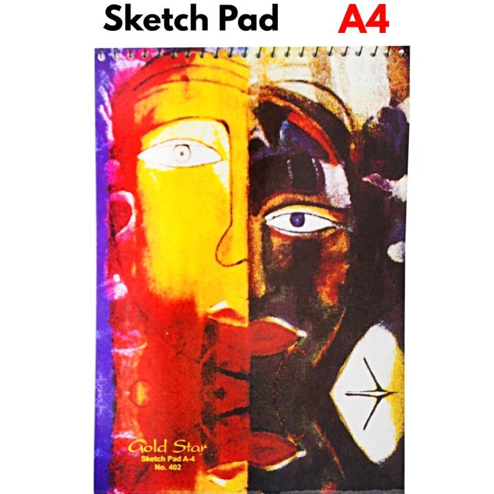 Artist Sketch Book Paper Pad A4 Spiral-Bound Sketchpad / Sketching and ...