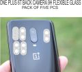 ONE PLUS 6T BACK CAMERA GLASS 9H FLEXIBLE PACK OF FIVE. 