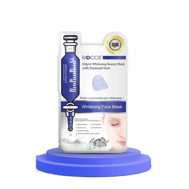 Biocos Urgent Whitening Beauty Mask with Diamond Dust
