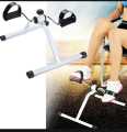 HT   Exerciser Leg Arm Workout Machine Under Desk Bike Foldable Mini Bike Foot Pedal Cycle - White. 