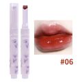 Gege Bear Jelly Lipstick Pen Heart Shape Mirror Watergloss Lip Glaze Moisturizing Sexy Lip Tint Long-lasting Waterproof Lips Makeup. 