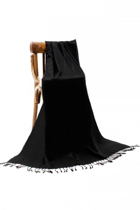 Khaddar  Plain Shawl  Black Color Winter For Women
