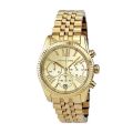 Michael Kors Women’s Chronograph Quartz Stainless Steel Gold Dial 38mm Watch MK5556. 