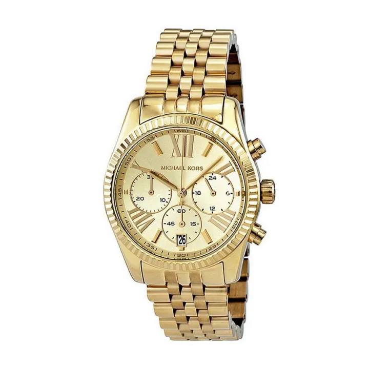 Michael%20Kors%20Women%E2%80%99s%20Chronograph%20Quartz%20Stainless%20Steel%20Gold%20Dial%2038mm%20Watch%20MK5556%20-%20Image%202