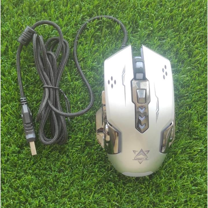 RGB Gaming mouse metal with 6 buttons - RGB Metal Gaming mouse