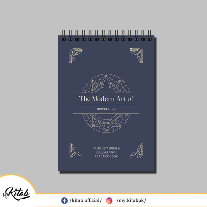 MyKitab - A4 The Modern Art Of Brush & Ink Sketch Book 20 sheet Scholar