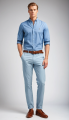 Premium Men's Cotton Jeans Pants - Cotton Chinos for Men- Chino Pants - Men's Pants -All Seasons Comfort Fit. 
