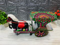 Truck Art Victorian Horse for Home Decoration Truck Art Handmade Tanga Gari Traditional Home Decor Items, Decorative Horse Truck Art Decoration Decoration Items, Truck Art Decorative Horse Cart - Royal Art. 