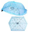 Polyester Kids Mosquito Net for Baby Umbrella Style Full Cover up for 0 to 12 Months Baby, Foldable and Portable Mosquito Net for Toddler and Babies. 