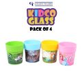 multi purpose Drinking glass for kids-Kids Juice Glass/ Cups different designs/ cartoon characters. 