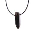 Raw Stone Quartz Crystal Necklace Pendants Women Men Boho Vintage Stone Bullet Healing Necklace For Women Jewelry. 