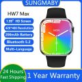 HW7 Max Smart Watch 7 Series Smartwatch with NFC 1.99 inch Square Screen Bluetooth Call IP67 Waterproof Long Standby Watches Heart Rate Monitor. 