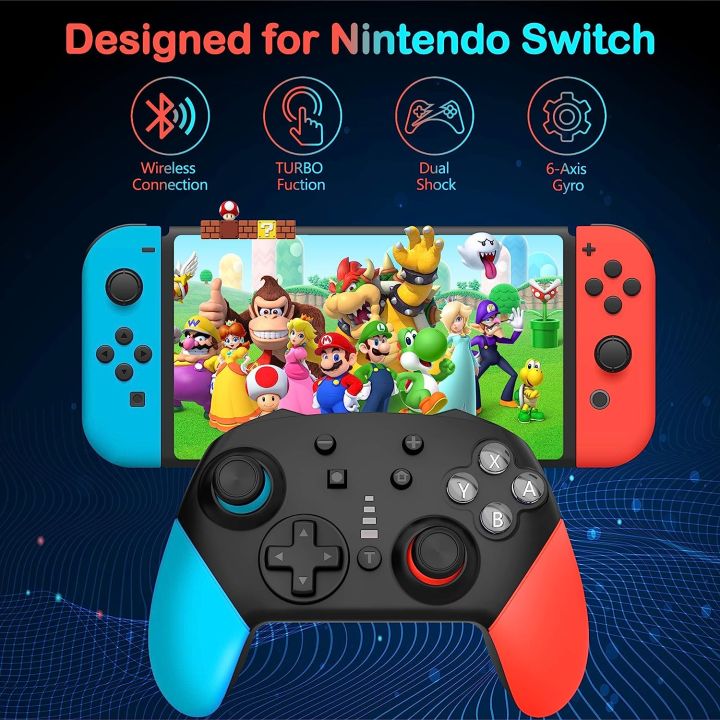 Newest%20Version%5D%20Wireless%20Pro%20Controllers%20for%20Nintendo%20Switch,%20Professional%20Controller%20Remote%20Gamepad%20Joystick%20for%20Switch%20Controller%20with%20Turbo%20Function,%20Double%20Vibration,%20and%206%20Axis-Gyro,%20It%20can%20also%20be%20wired%20to%20a%20PC%20(Support%20Windows%20XP/%207/8/10/11)%20-%20Image%202
