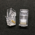 10 PCs - RJ45 Ethernet Cable Network Connector - Heads Gold Pins Module Cat5 Cat5e CAT6 Plug – 8 pins Ethernet Cable Plug heads. 