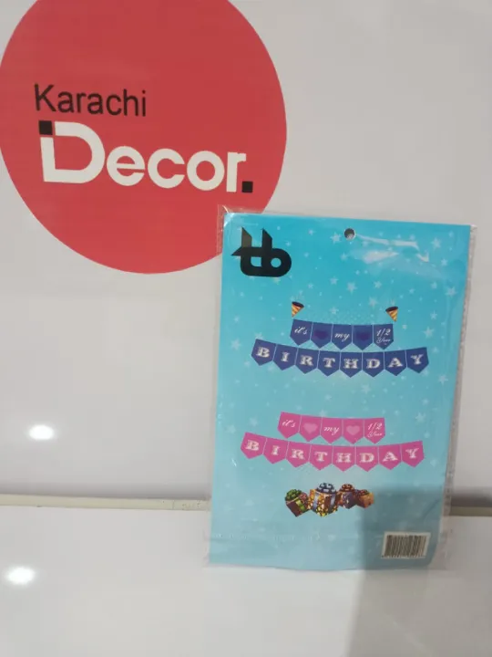 Half%20Birthday%20Decorations%20For%20Baby%20Boy%20and%20Baby%20Girl%206%20Months-Half%20Birthday%20Banner%20-%20Image%203