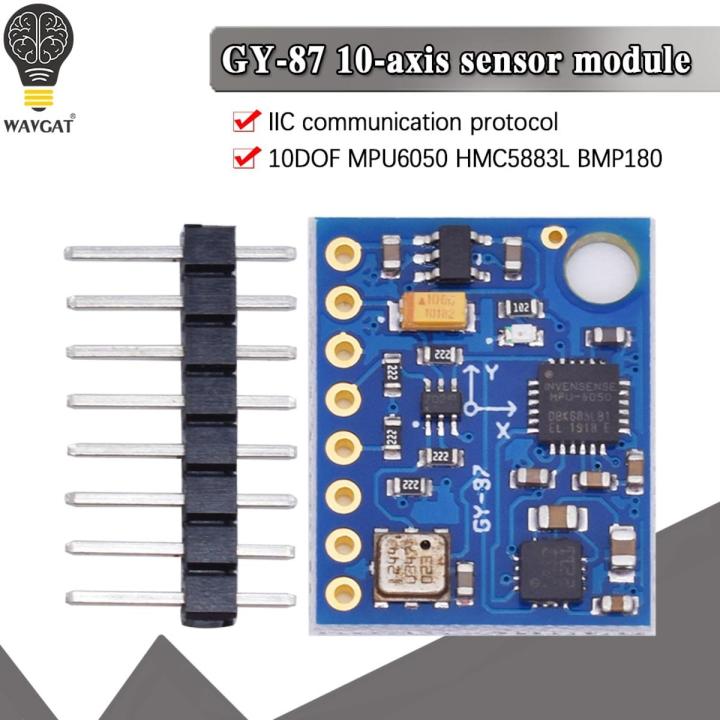 GY-87 10DOF Module MPU6050 HMC5883L BMP180 GY87 Sensor Module GY87 For Arduino