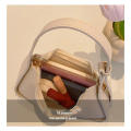 Purple Underarm Bag Girls Small Handbags Ladies Fashion Design Shoulder Bags Soft PU Leather Handbags Women Purple Underarm Bag. 