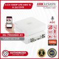HIKVISION DS-7104HGHI-K1 4-ch 1080p Lite Mini 1U H.265 DVR Turbo HD Products DVR Value Series-Deep learning based human and vehicle targets classification of Motion Detection 2.0-HDTVI/AHD/CVI/CVBS/IP video input DVR. 