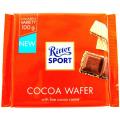 RITTER SPORT CHOCOLATE WITH COCOA WAFER NEW 100 G MADE IN GERMANY. 