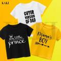 Pack of 3 - MAMA'S BOY & LITTLE PRINCE T-Shirt For Boys. 