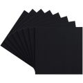 Openness -3 Pack 4x4, 6x6, 8x8, 10x10, 12x12 Black Canvas, 100% Cotton for Painting, Arts & Craft, Small Canvas, Square Canvas. 