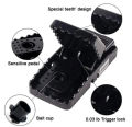 Heavy Duty Mouse Trap Mice Catcher High Quality Plastic Reusable Convenient Effective Black Stainless-Steel Springs Rat Killer For Households Eliminates Faster Than Other Indoor and Outdoor. 