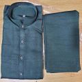 Red Kameez Shalwar For Men's Kameez Trouser Raw Silk Fabric Double Pocket Qameez & Trouser for Event. 