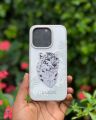 100% original polo Santa Barbara savanna series snow leopard panther tiger lion case in genuine leather and 3d embroidery for iPhone 15 series casemart. 